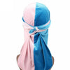 Pink and blue durag